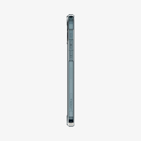 ACS01618 - iPhone 12 Pro Max Case Ultra Hybrid in crystal clear showing the back